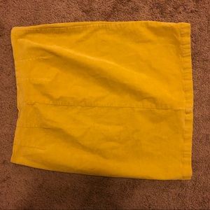 Corduroy pencil skirt